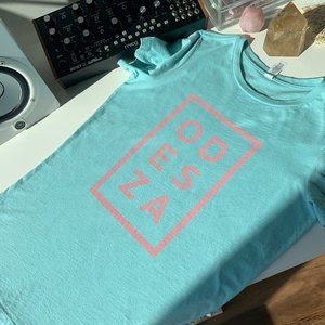 ODESZA Teal & Pink Concert Tee Women's L